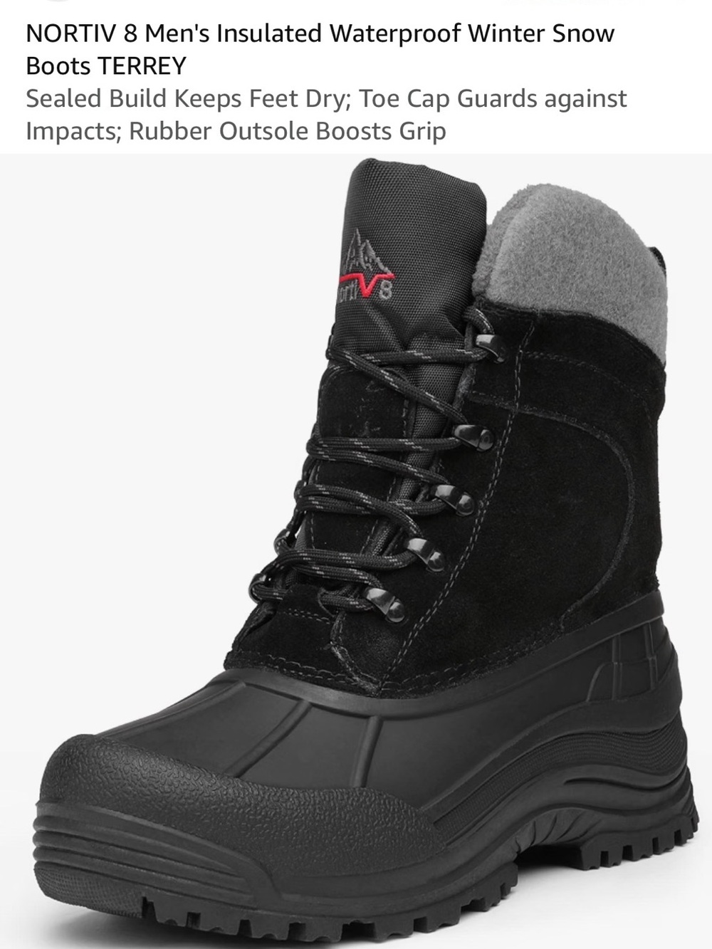 EUC Men’s winter snow boots